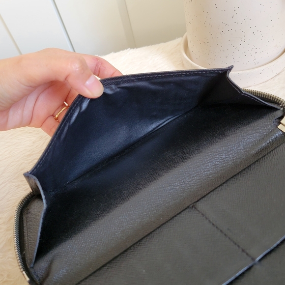 💕 Authentic Louis Vuitton Zippy Wallet Damier Graphite - Picture 8 of 16